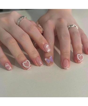 3D Pearl Bow Nail Charms Colorful Nail Art Charms Nail Gems for Nail Decorations Multi-shape Star Bowknot Pearl Heart Nail Art Gems for Girls Women DIY Nail Accessories for Nail Salon - Buy Online on SooperMarket.com