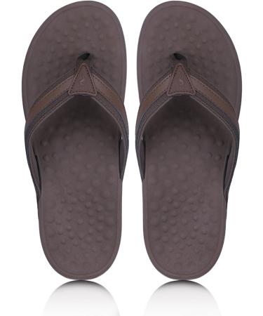 Footminders BALTRA Unisex Orthotic Arch Support Sandals - 13 Women/12 Men Cocoa Brown - Buy Online on SooperMarket.com