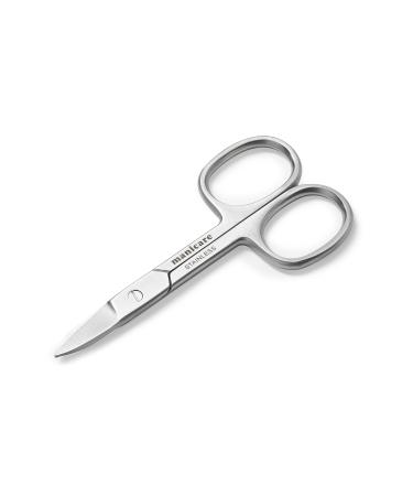Manicare Extra Strong Nail Scissors Precision Blades Quality Surgical Grade Japanese Stainless Steel Trimming Of Tough Nails Long Lasting Sharp Scissors Manicure And Pedicure Large Finger Holes