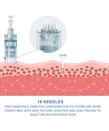 Dr Pen Ultima M8 - Professional Microneedling Derma Pen for Home Use | 2Pcs 16Pins Cartridge | Dermapen Micro Needling Kit - Buy Online on SooperMarket.com