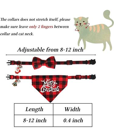 STMK Holiday Cat Bandana Collar with Bell - Festive Christmas, Thanksgiving, Halloween Design for Cats and Kittens - Buy Online on SooperMarket.com
