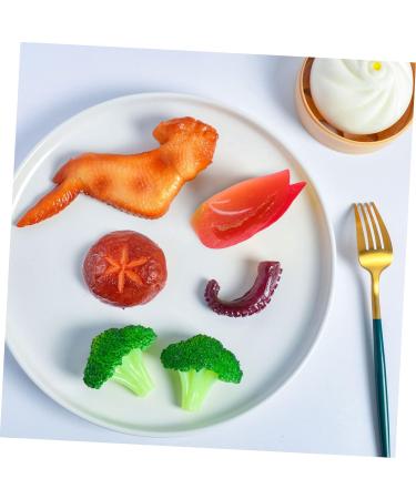 Alipis 9 Pcs Imitation Tomato Fake Tomato for Home Realistic Vegetable Decor Small Vegetable Ornament Red Tomato Figurine Lifelike Vegetable Tomato Artificial Lotus Root Slices Pvc Watermelon Redx3pcs 6.5x3.5cmx3pcs - Buy Online on SooperMarket.com