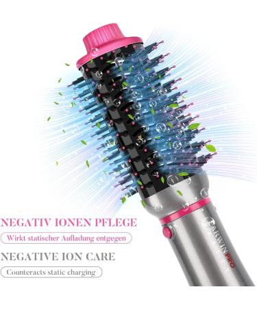 PARWIN PRO BEAUTY 4 in 1 Hair Dryer Brush Set with Ionic Care Technology - Hot Air Styler for Hair Styling - 1000 Watts - Gray - Buy Online on SooperMarket.com