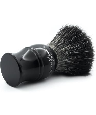 Edwin Jagger 1EJ336SYN Classic Black Vegan Exfoliating Shaving Brush - Imitation Ebony - Buy Online on SooperMarket.com