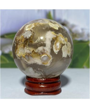 Natural Crystal Rough Natural Sphere Cherry Agate Crystal Ball Natural Gemstones Reiki Quartz Sphere Fengshui Home Decoration 1pc (Color : 170-190g) - Buy Online on SooperMarket.com