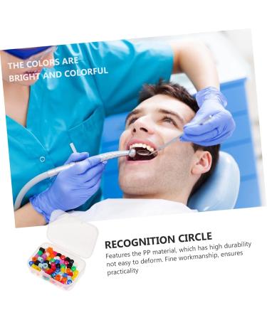 Mobestech 640 PCS Silicone Tooth Color Code Rings - Dental Label Accessories High Pressure Coder Rings Multi-Color Pack - Buy Online on SooperMarket.com