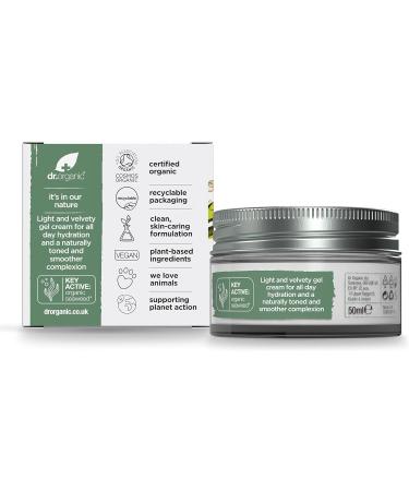 Dr Organic Ageless Daily Hydration Gel Cream - 50ml | Organic Seaweed | Moisturizing | Fine Lines & Wrinkles | Vegan & Cruelty-Free - Buy Online on SooperMarket.com