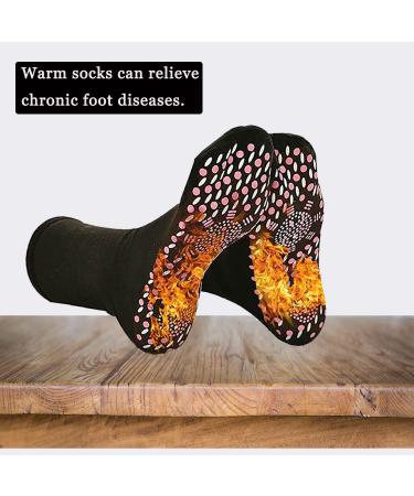 Buy Dsliha Self-Warming Magnetic Field Therapy Socks - Unisex Tourmaline Winter Massage Socks for Hiking Skiing & Camping | International Shipping Available - Buy Online on SooperMarket.com