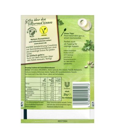 Buy Knorr Salad Dressing Croutinos with Sunflower Seeds - 25g Pack | International Shipping Available - Buy Online on SooperMarket.com