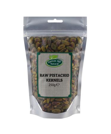 Raw Pistachio Nuts Kernels 250g Unsalted & Unroasted by Hatton Hill