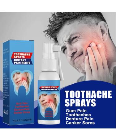 Herbal Oral Care Spray - Natural Mouth Health Relief for Toothache and Gum Pain - 2 Pack (20ML each) - Buy Online on SooperMarket.com