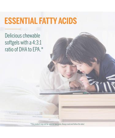Genestra Brands - DHA Pediaburst - Chewable DHA Supplement - 180 Chewable Softgels - Natural Orange Flavour - Buy Online on SooperMarket.com
