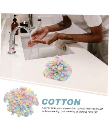 Balacoo Nail Polish Remover Balls - 1 Pack Plush Cotton Balls for Crafts & Cleaning - Baby Safe Green Dyes - Buy Online on SooperMarket.com