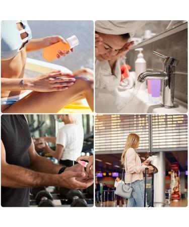 Etopgo Silicone Travel Bottles Set - 16 TSA Approved Multicolor Fillable Containers for Shampoo Lotion & More | Travel Size Essentials - Buy Online on SooperMarket.com
