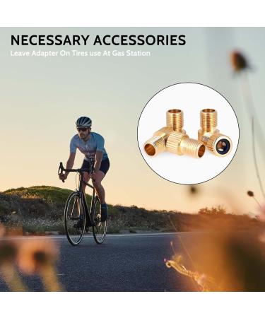 5-Piece Bicycle Valve Adapter Set - All-in-One Auto Valve French Valve & Air Pump Adapters with Sealing Rings for Efficient Inflation - Buy Online on SooperMarket.com