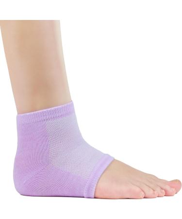 Glowxie Moisturizing Gel Heel Socks - 2 Pairs | Deep Hydration for Cracked Heels with Essential Oils and Vitamins | Open Toe Design - Buy Online on SooperMarket.com