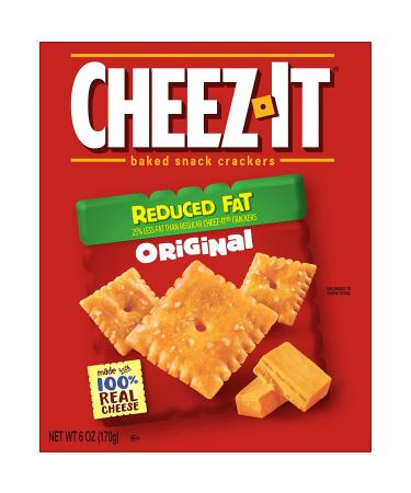 Cheez-It Reduced Fat Original Baked Snack Crackers - 4.5lb Case (12 Boxes) - Perfect for Office and Kids Snacks - Buy Online on SooperMarket.com