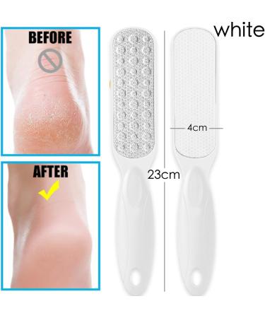 Foot File Foot Scraper for Hard Skin Professional Pedicure Double Side Foot Files Callus Remover Foot Scrubber Metal Foot Rasp Foot Care Tool for Dead Skin Cracked Heels Corn Removal - Buy Online on SooperMarket.com