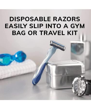 BIC Flex 3 Titanium Men's Disposable Razors - 8 Piece Kit for Face and Body Shaving - Buy Online on SooperMarket.com
