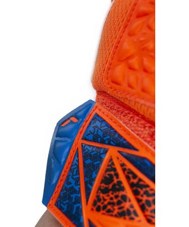 Reusch Youth Attrakt Starter Finger Support Goalkeeper Gloves - Unisex Junior 6 Orange-Blue | International Shipping Available - Buy Online on SooperMarket.com