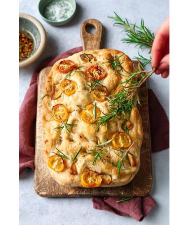 Wright's | Garlic & Rosemary Focaccia Bread Mix 10X500g | Baking Success Guaranteed | Suitable for Vegetarians - Buy Online on SooperMarket.com