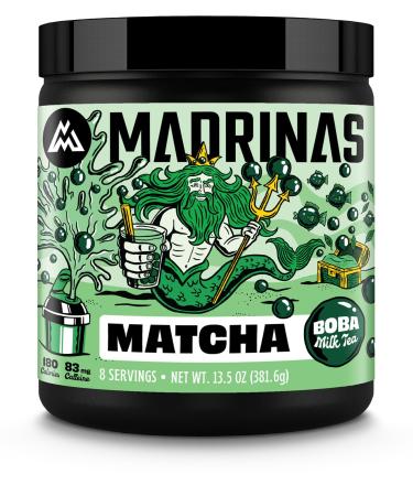 Madrinas | Matcha Boba Milk Tea | 13.5oz (8 Servings)
