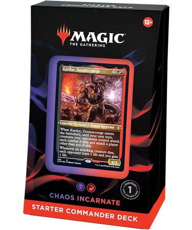 Magic The Gathering Starter Commander Deck - Chaos Incarnate (Black-Red) - Buy Online on SooperMarket.com