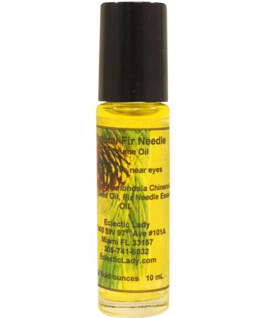 All Natural Fir Needle Perfume Oil 0.3 Oz Portable Roll-On Fragrance with Long-Lasting Scent Delightful Essential Oils and Jojoba Oil For Daily Use 0.3 Fl Oz (Pack of 1)