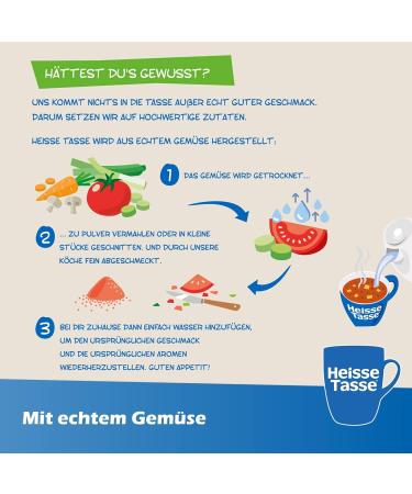 Erasco Hot Cup Tomato Cream Soup - Quick 2-Minute Snack (3 x 21g) - Instant Deliciousness! - Buy Online on SooperMarket.com