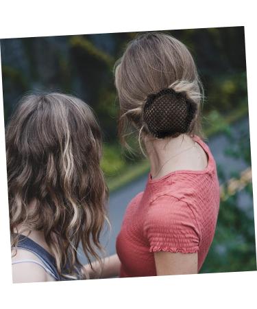 LALAFINA Black Bun Hair Net - Lightweight & Comfortable Dance Accessory for Women Dancers, Nurses, and Clerks - Buy Online on SooperMarket.com