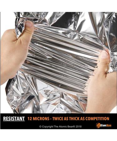 Emergency Blanket - Lightweight Mylar Foil for Survival Thermal Protection - Ideal for EDC, Camping, Hiking, Hunting - Buy Online on SooperMarket.com