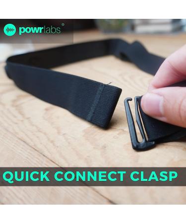 Heart Rate Monitor Chest Strap Replacement Band for Wahoo, Polar, Garmin, Coospo - Powr Labs M-XXL - Buy Online on SooperMarket.com