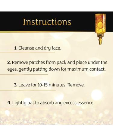 7th Heaven Renew You Gold Radiance Eye Masks - Revitalize & Brighten | International Shipping Available - Buy Online on SooperMarket.com