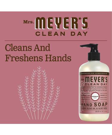 MRS. MEYER'S CLEAN DAY Liquid Hand Soap Variety Pack - Rosemary, Geranium, Honeysuckle - 12.5 OZ - 3 Count - Buy Online on SooperMarket.com