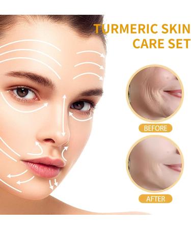 Funnaura Turmeric Glow Combo Skin Care Set with Scrub Butter and Face Wash Exfoliating Clears Blackheads - Buy Online on SooperMarket.com