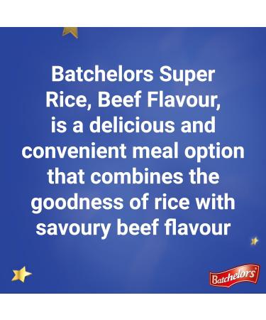 Batchelors Super Rice Beef Flavour Packet Ready Meal 90 g (Pack of 11) - Buy Online on SooperMarket.com