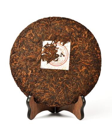 Cha Wu-B JinYaGongTing Ripe Pu erh Tea Cake 12.5oz/357g - Premium YunNan Chinese Shu Pu'er Tea - Buy Online on SooperMarket.com