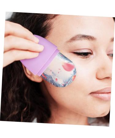 Buy NOLITOY Silicone Face Ice Roller - Purple Ice Facial Massage Tool for Glowing Skin | International Shipping Available - Buy Online on SooperMarket.com
