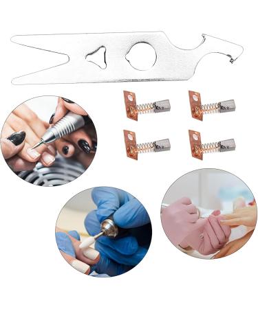 carb nail 11 5 1 2 pairs carbon brush wrench set nail drill handpiece accessory replacement part nail art brushes manipro passport nail drill handpiece - Buy Online on SooperMarket.com