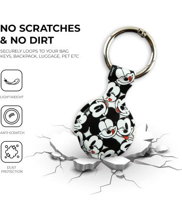 Disney Mickey Mouse Holder for Apple Airtag - Protective Tracker with Keychain for Dog Bags Keys - Disneyland Essentials Mickey Faces - Buy Online on SooperMarket.com