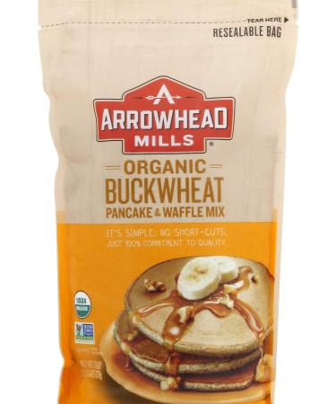 Arrowhead Mills Organic Buckwheat Pancake & Waffle Mix, 26 Ounce (Pack of 6)