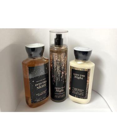 Into the Night - 3 pc Bundle - Daily Trio - Shower Gel  Fine Fragrance Mist & Super Smooth Body Lotion