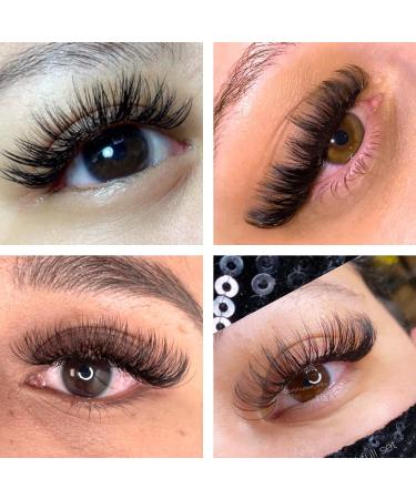 Volume Lash Extensions .07 Easy Fan Volume Lashes 8-16mm Self Fanning Eyelash Extensions C/CC/D/DD Curl Supplies (0.07 CC Mix-8-16mm) - Buy Online on SooperMarket.com