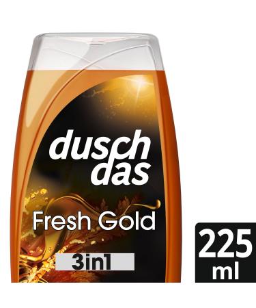 Duschdas 3-in-1 Shower Gel & Shampoo - Fresh Gold 225ml | Energizing Shower Bath for a Refreshing Start - ICE KICK - Buy Online on SooperMarket.com