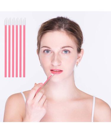 400PCS Disposable Lip Brushes - Lip Gloss Applicators Makeup Kit - Pink - Buy Online on SooperMarket.com