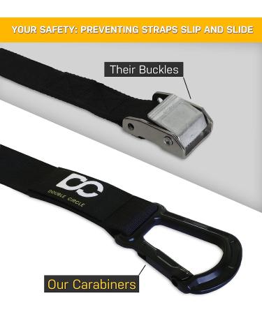 Adjustable Numbered Straps for Gymnastic Rings with Carabiner System - Exercise Video Guide for Full Body Workout, Calisthenics, Home Gym - Buy Online on SooperMarket.com