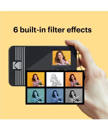 KODAK Mini Shot 2 Retro 4PASS 2-in-1 Instant Digital Camera and Photo Printer Yellow - 68 Sheets Gift Bundle + Accessories - Buy Online on SooperMarket.com