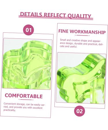 HAPINARY Nail Art Liquid Holder with cover tool manicure glass nail dish cup bracket nail art dish plate cup thicken nail dish with lid glass nail art cup Nail supplies Nail Manicure Tools 7x5.6cm Green - Buy Online on SooperMarket.com