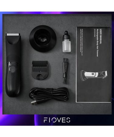 FLOVES Electric Body Hair Trimmer for Men - Pubic Groin Balls Trimmer | LED Light, Rechargeable, Waterproof | Male Hair Removal Razor - Buy Online on SooperMarket.com