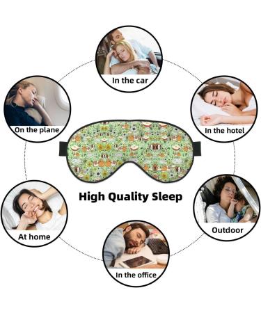 Guinea Pig Soft Sleep Eye Mask | Breathable Eye Patch for Women | Perfect for Travel & Relaxation - Buy Online on SooperMarket.com